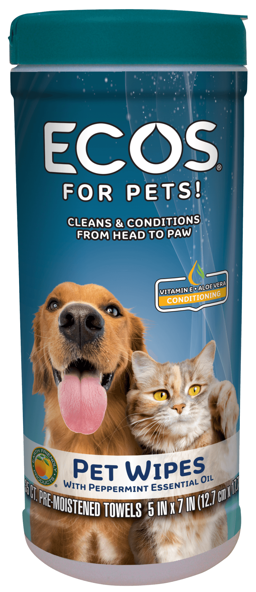 ECOS For Pets Pet Wipes 35 Pack Mortimer